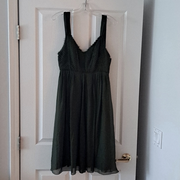 Philosophy Di Alberta Ferretti Silk Green dress, size 6 - Picture 3 of 8